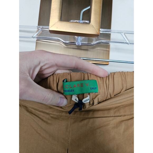 Clare V Tan Khaki and Cobalt Genevieve Skirt Midi Skirt NWT Size Small - Picture 6 of 12